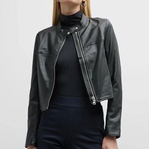 SPANX 
Women’s Like Leather Moto Jacket